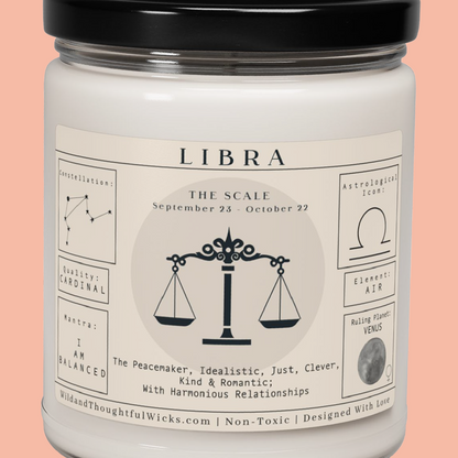 Astrology Candle: Libra