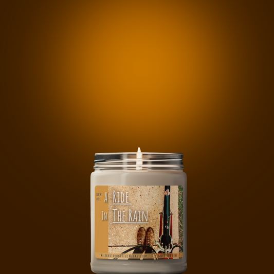 Adventures: 'Ride The Rain' candle