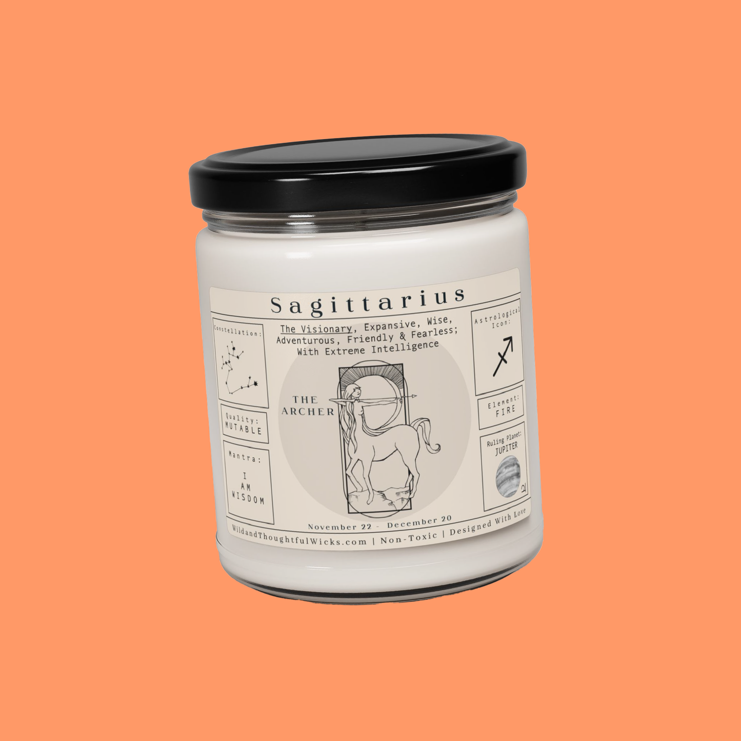 Astrology Candle: Sagittarius