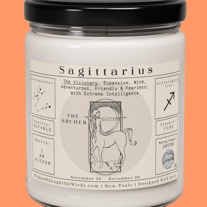 Astrology Candle: Sagittarius