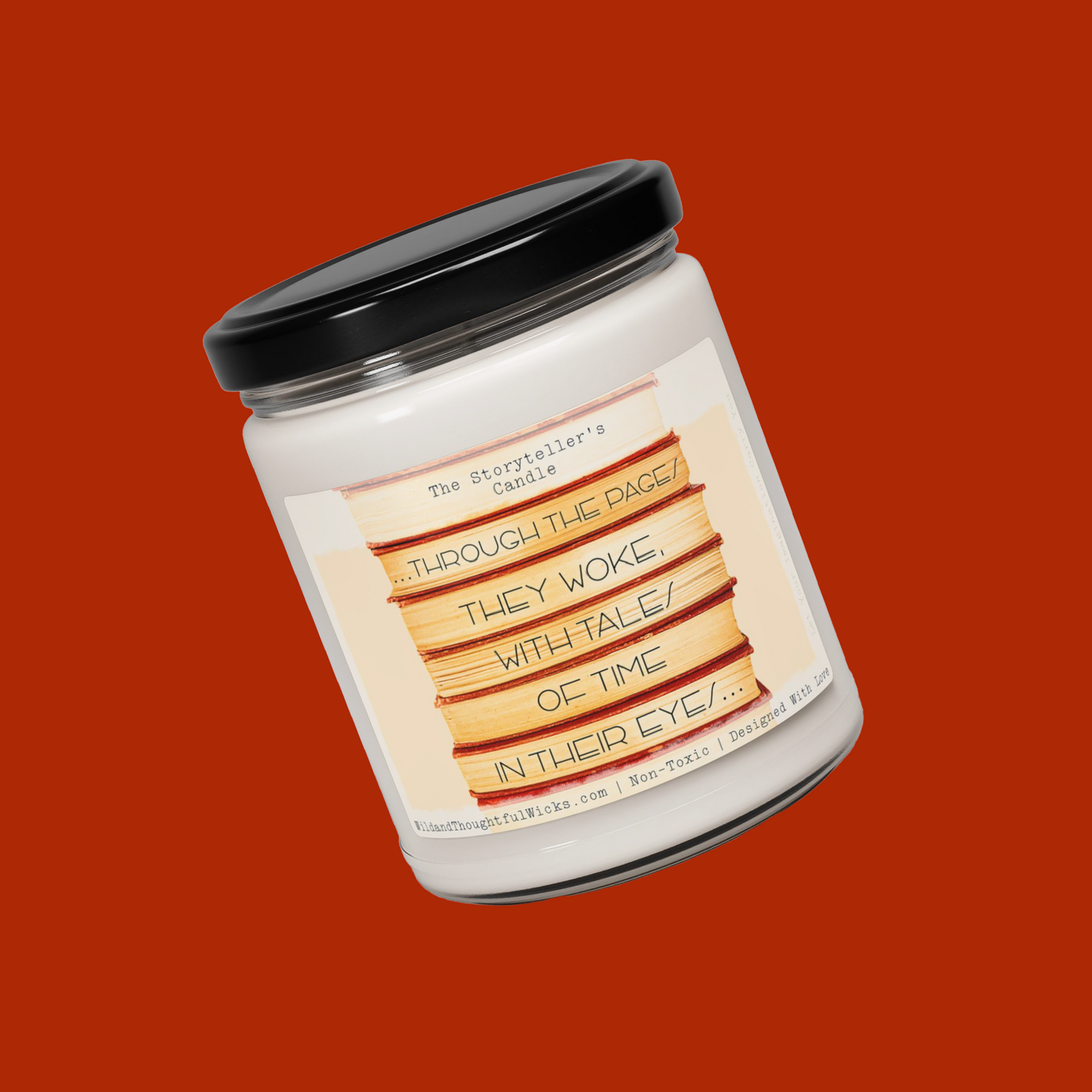 Literary: Through The Pages Candle