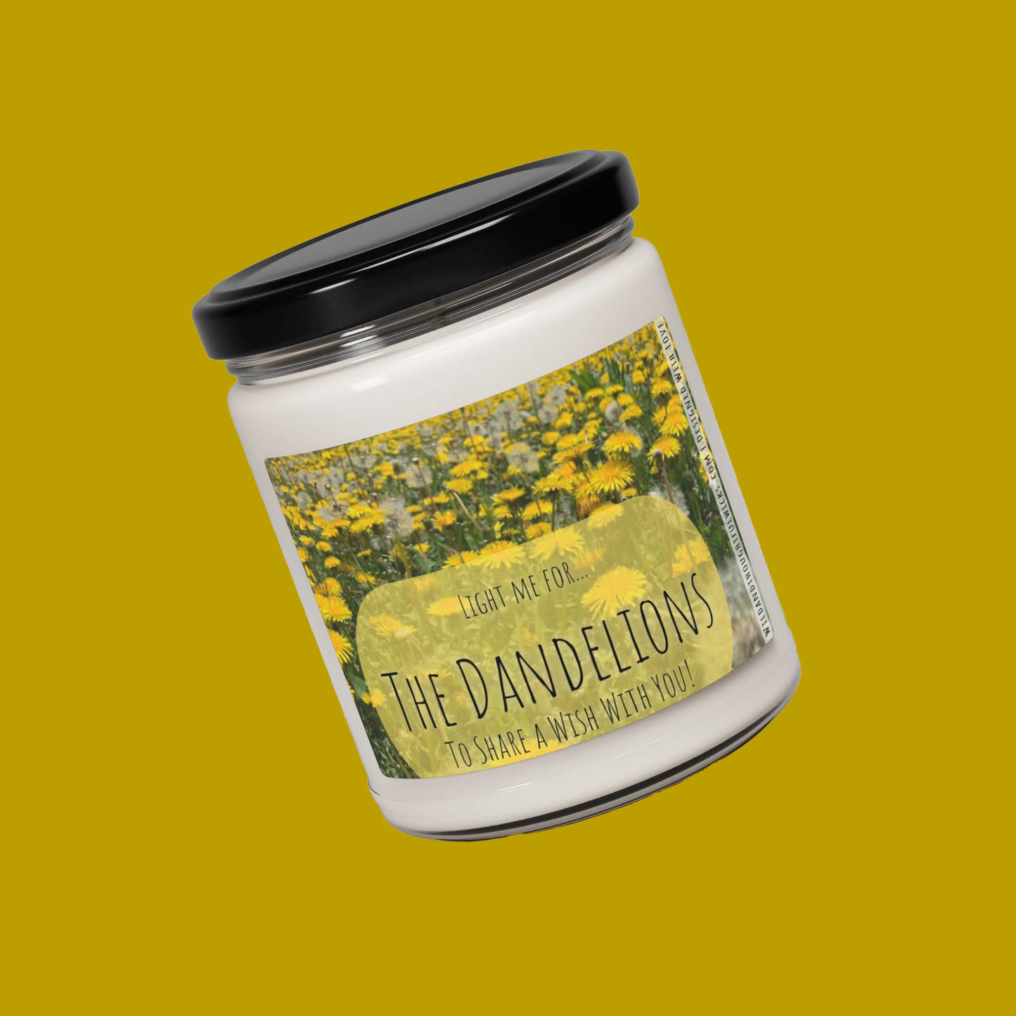 Magical Realm: Dandelion Candle (To Share a Wish With You)