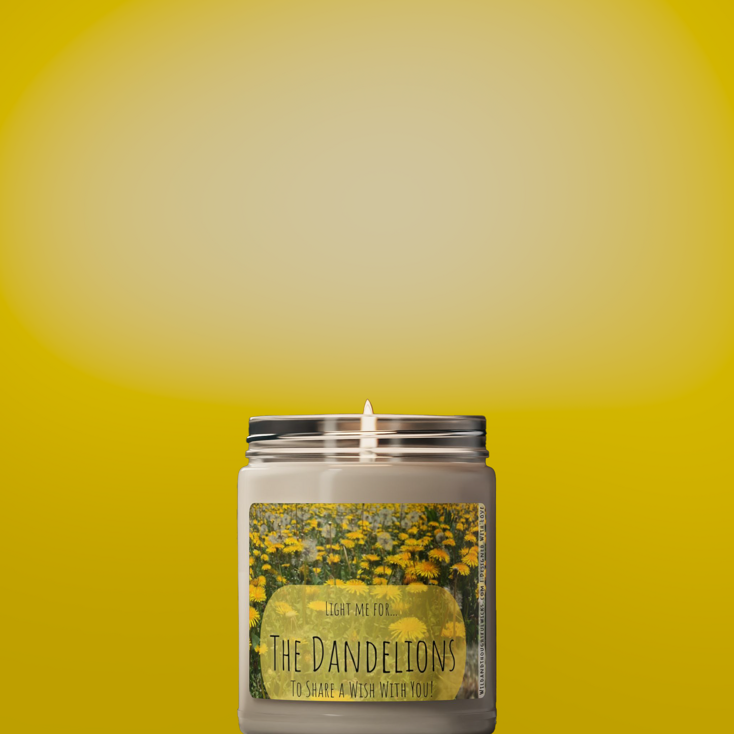 Magical Realm: Dandelion Candle (To Share a Wish With You)