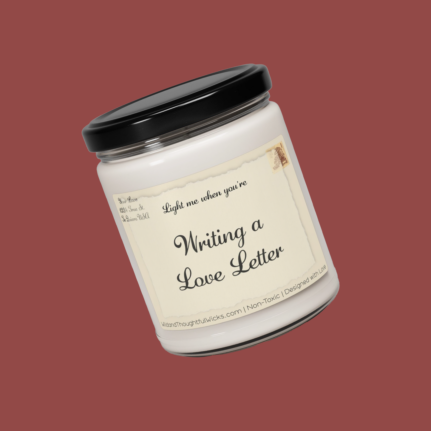 Literary Romantic: Light Me When You're Writing a Love Letter Candle