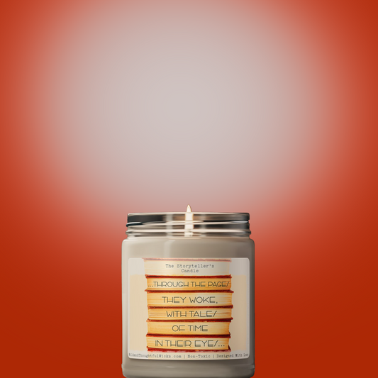 Literary: Through The Pages Candle