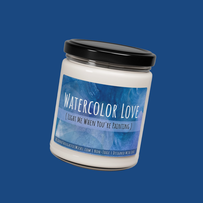 Creatives: Watercolor Love Candle (Light Me When You're Painting) Candle